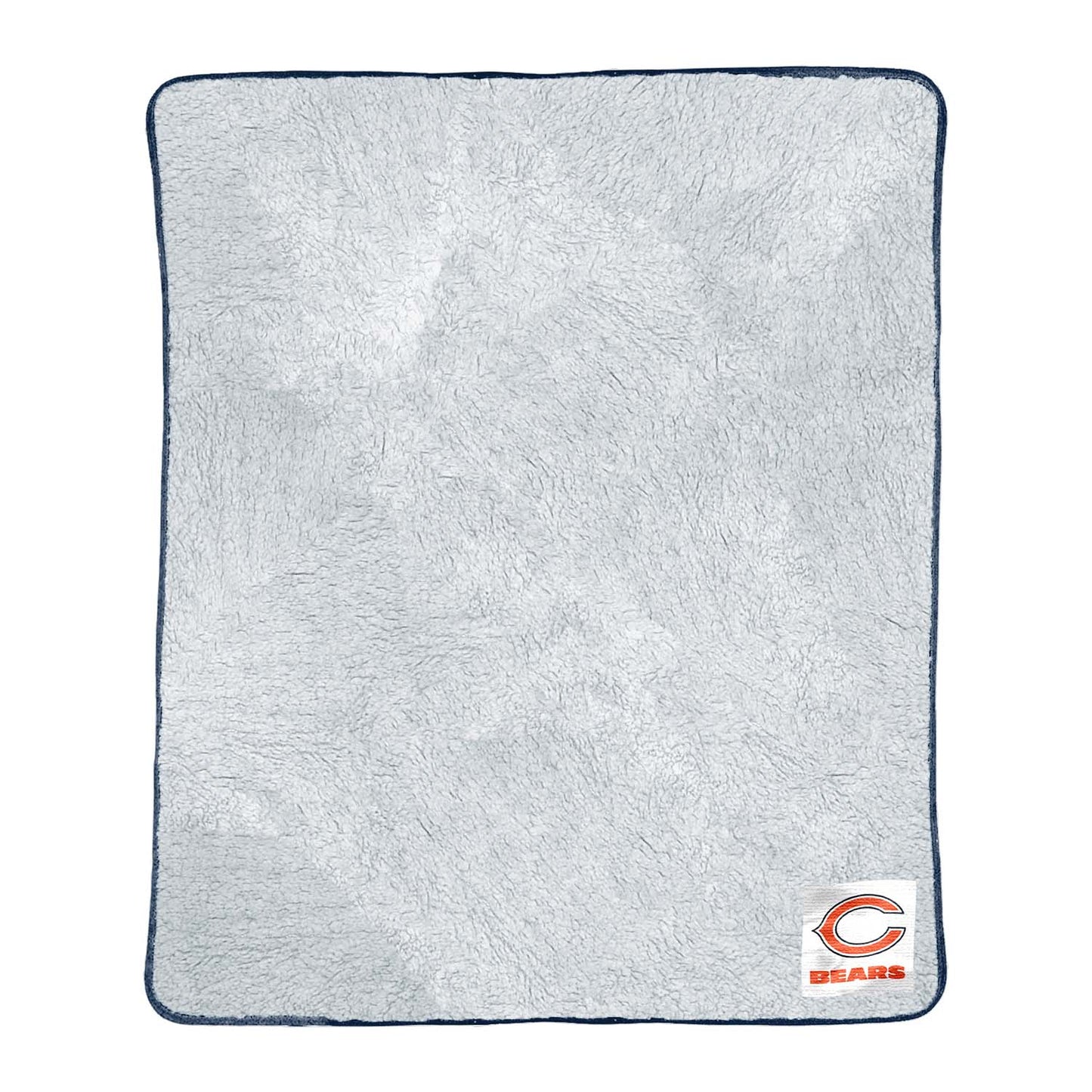 Chicago Bears NFL Silk Touch Sherpa Throw Blanket - Navy