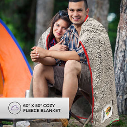 Chicago Blackhawks NHL Silk Touch Sherpa Throw Blanket - Red