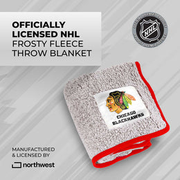 Chicago Blackhawks NHL Silk Touch Sherpa Throw Blanket - Red