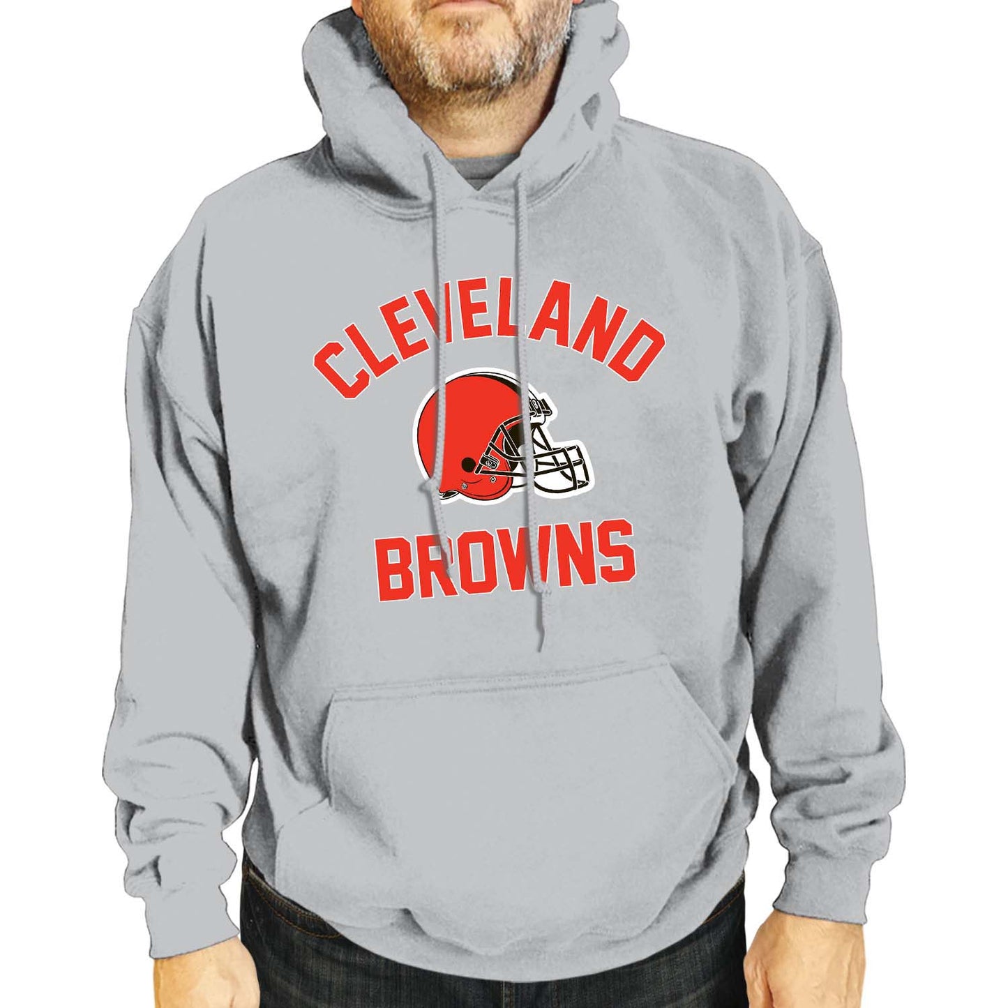 Cleveland Browns NFL Adult Gameday Hooded Sweatshirt - Sport Gray