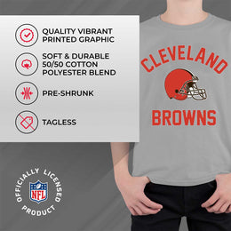 Cleveland Browns NFL Youth Gameday Football T-Shirt - Gray