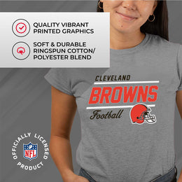 Cleveland Browns NFL Gameday Women's Relaxed Fit T-shirt - Sport Gray