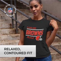 Cleveland Browns NFL Gameday Women's Relaxed Fit T-shirt - Black