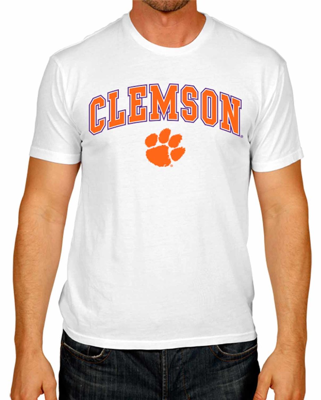 Clemson Tigers NCAA Adult Gameday Cotton T-Shirt - White