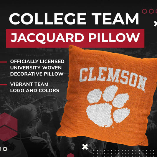 Clemson Tigers NCAA Decorative Pillow - Orange