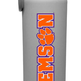 Clemson Tigers NCAA Stainless Steel Water Bottle - Sport Gray