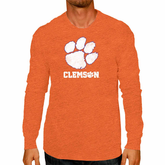 Clemson Tigers NCAA MVP Adult Long-Sleeve Shirt - Orange