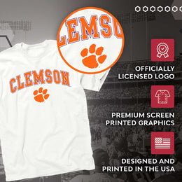 Clemson Tigers NCAA Adult Gameday Cotton T-Shirt - White