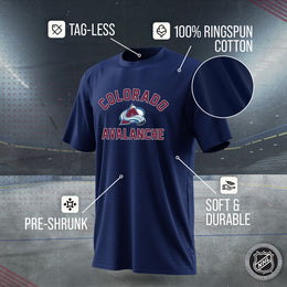 Colorado Avalanche NHL Adult Game Day Unisex T-Shirt - Navy