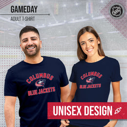 Columbus Blue Jackets NHL Adult Game Day Unisex T-Shirt - Navy