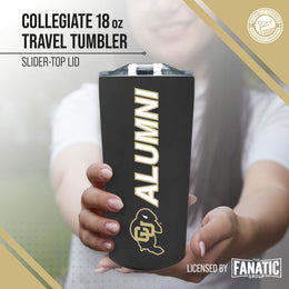 Colorado Buffaloes NCAA Stainless Steel Travel Tumbler for Alumni - Black