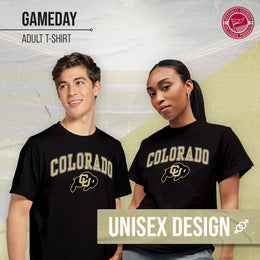 Colorado Buffaloes NCAA Adult Gameday Cotton T-Shirt - Black
