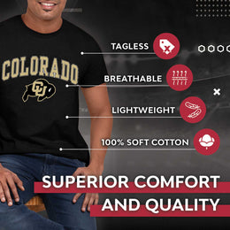 Colorado Buffaloes NCAA Adult Gameday Cotton T-Shirt - Black