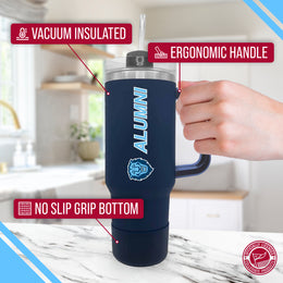Columbia Lions Collegiate 40oz Stainless Steel Travel Tumbler with Handle for Alumni - Navy