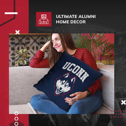 UCONN Huskies NCAA Decorative Pillow - Navy