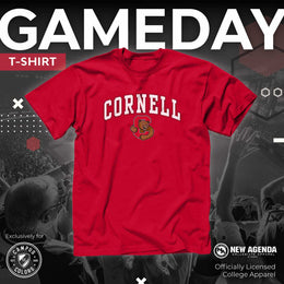 Cornell Big Red NCAA Adult Gameday Cotton T-Shirt - Red