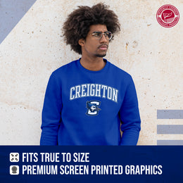 Creighton Bluejays Adult Arch & Logo Soft Style Gameday Crewneck Sweatshirt - Royal
