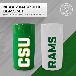 Colorado State Rams College and University 2-Pack Shot Glasses - Team Color