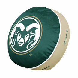 Colorado State Rams Team Logo 15 Inch Ultra Soft Stretch Plush Pillow - Green