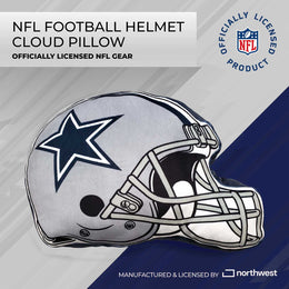 Dallas Cowboys NFL Helmet Football Super Soft Plush Pillow - Blue