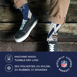 Dallas Cowboys NFL Adult Player Stripe Sock - NAVY #4