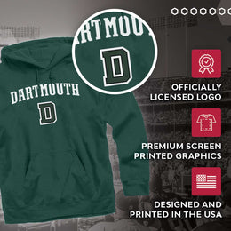 Dartmouth Big Green Adult Arch & Logo Soft Style Gameday Hooded Sweatshirt - Green