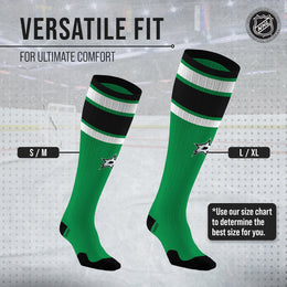 Dallas Stars NHL Adult Knee High-Performance Socks - Green