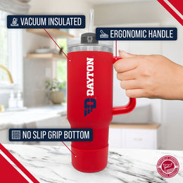 Dayton Flyers College & University 40 oz Travel Tumbler With Handle - Red