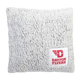 Dayton Flyers Two Tone Sherpa Throw Pillow - Team Color