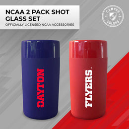 Dayton Flyers College and University 2-Pack Shot Glasses - Team Color
