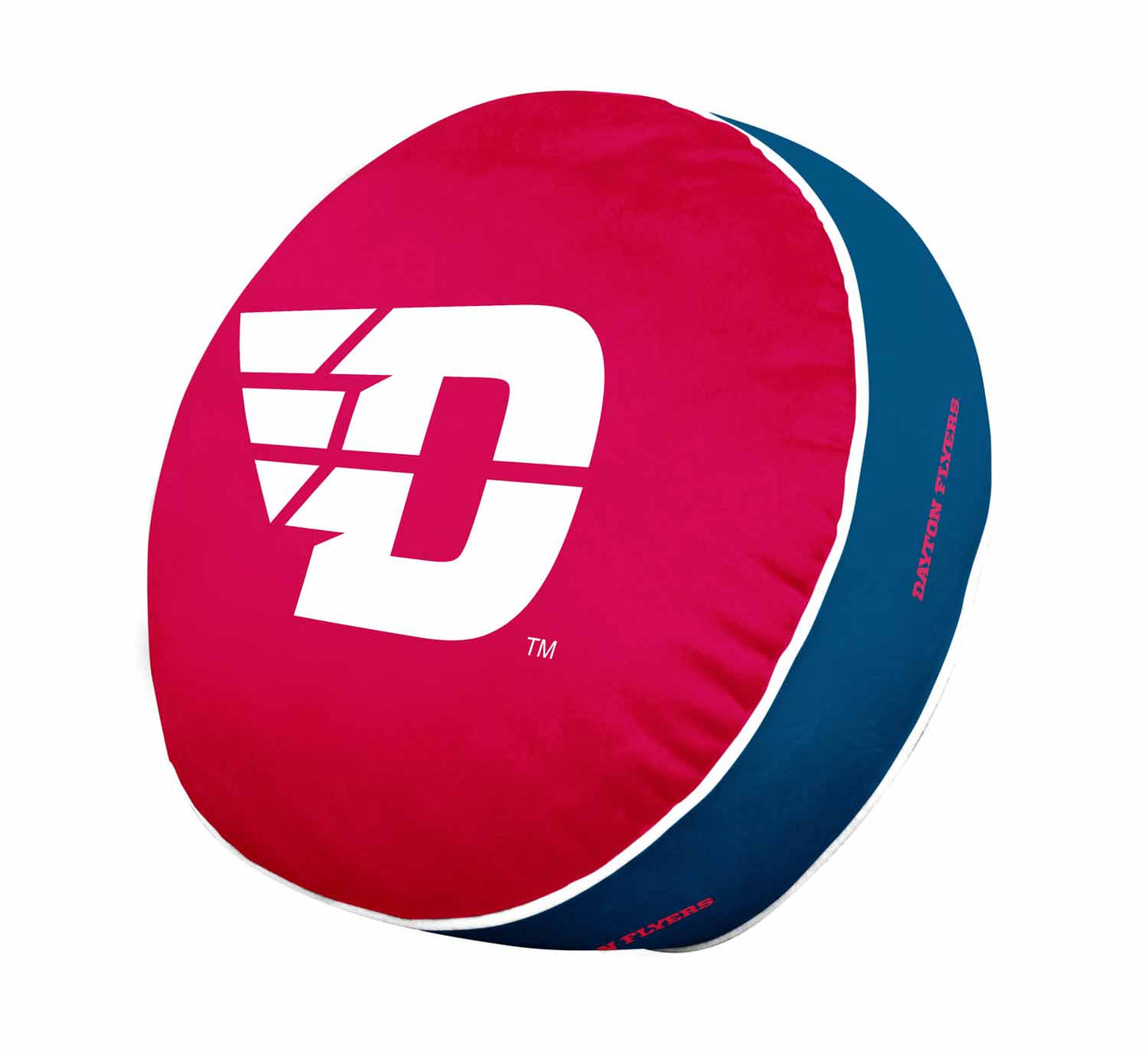 Dayton Flyers Team Logo 15 Inch Ultra Soft Stretch Plush Pillow - Red