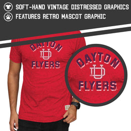 Dayton Flyers Adult College Team Color T-Shirt - Red