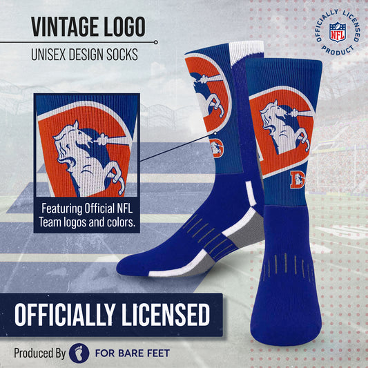 Denver Broncos NFL V Curve  Socks - Team Color