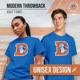 Denver Broncos NFL Modern Throwback T-shirt - Royal