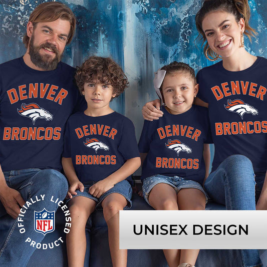 Denver Broncos NFL Youth Gameday Football T-Shirt - Navy
