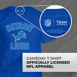 Detroit Lions NFL Adult Gameday T-Shirt - Royal