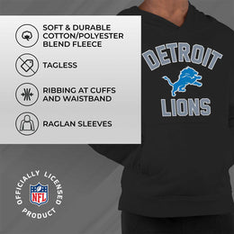 Detroit Lions NFL Youth Gameday Hooded Sweatshirt - Black