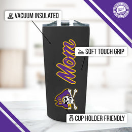 East Carolina Pirates NCAA Stainless Steel Travel Tumbler for Mom - Black
