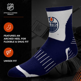 Edmonton Oilers NHL Youth Surge Socks - Navy