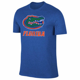 Florida Gators Adult MVP Heathered Cotton Blend T-Shirt - Royal