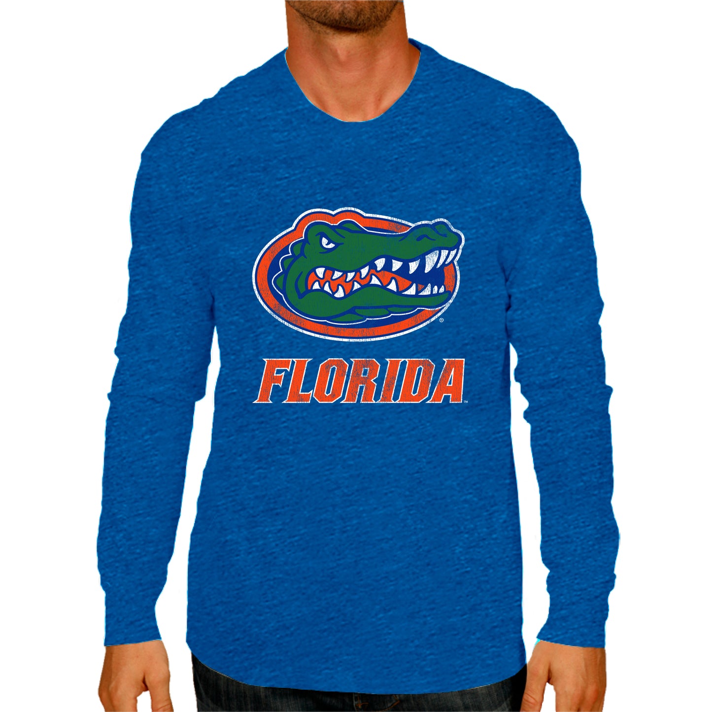 Florida Gators NCAA MVP Adult Long-Sleeve Shirt - Royal