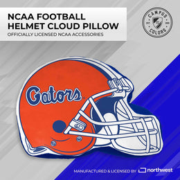 Florida Gators NCAA Helmet Super Soft Football Pillow - Orange