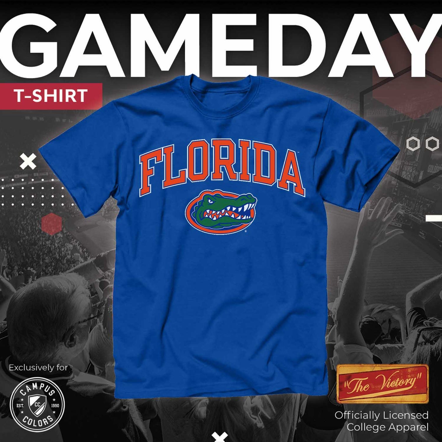 Florida Gators NCAA Adult Gameday Cotton T-Shirt - Royal