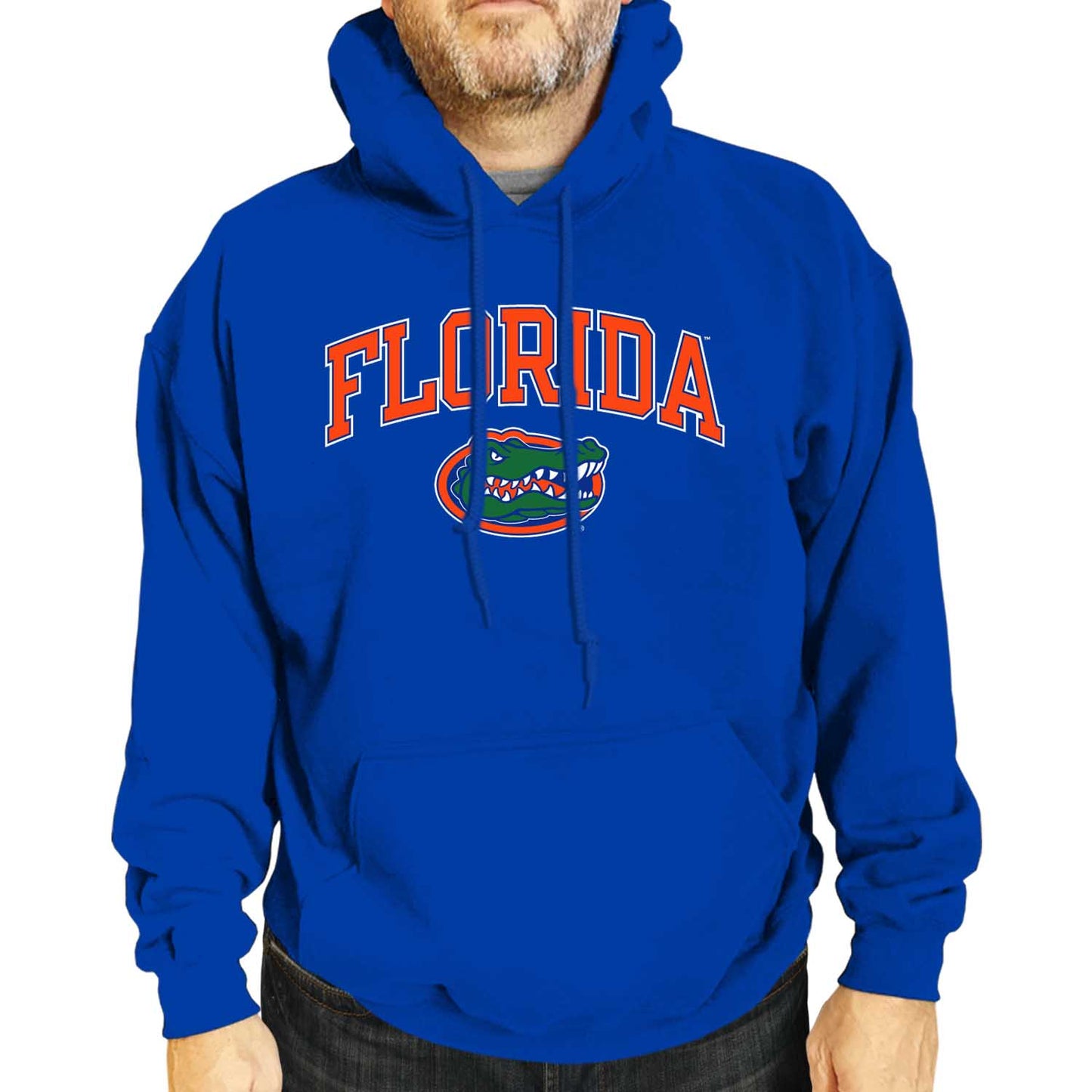 Florida Gators Adult Arch & Logo Soft Style Gameday Hooded Sweatshirt - Royal