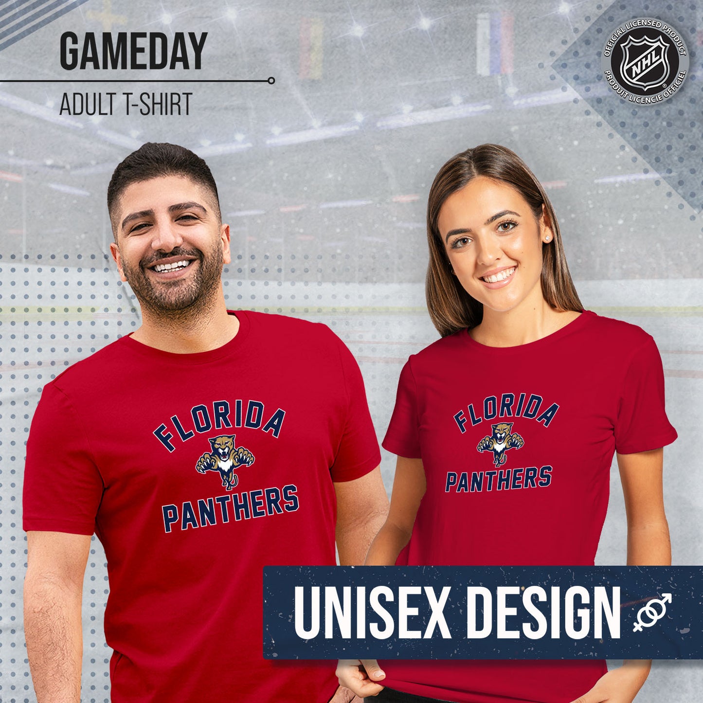 Florida Panthers NHL Adult Game Day Unisex T-Shirt - Red