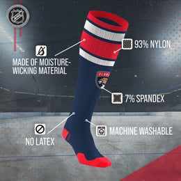 Florida Panthers NHL Adult Knee High-Performance Socks - Navy