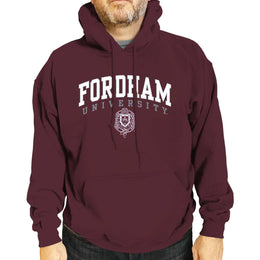 Fordham Rams Adult Arch & Logo Soft Style Gameday Hooded Sweatshirt - Maroon