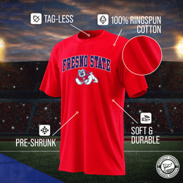 Fresno State Bulldogs NCAA Adult Gameday Cotton T-Shirt - Red