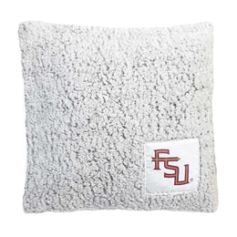 Florida State Seminoles Two Tone Sherpa Throw Pillow - Team Color