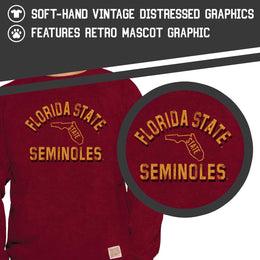 Florida State Seminoles Adult University Crewneck - Crimson